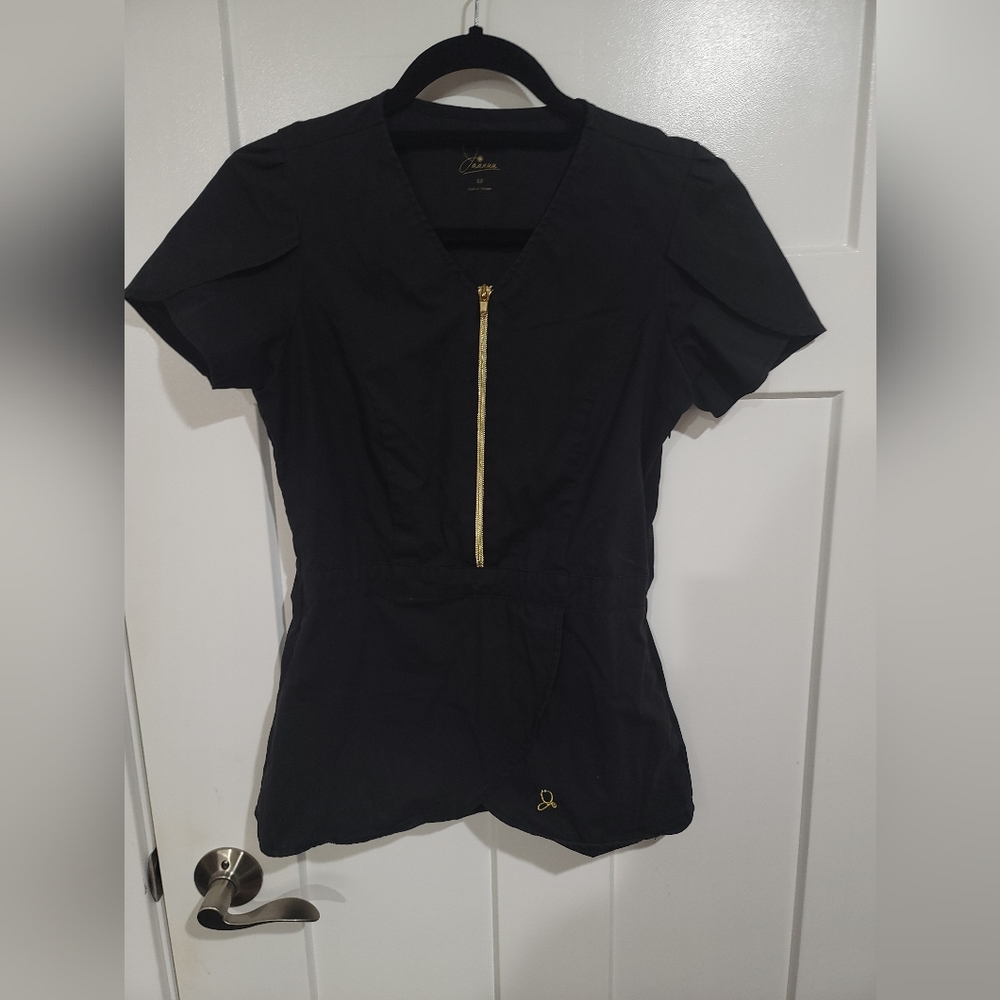 - Black JAANU Scrub top size xsmall NEW CONDITION
